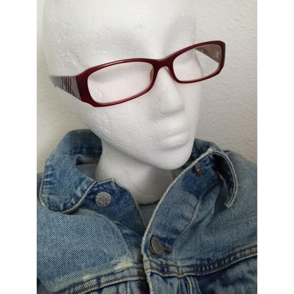 Burberry Eyeglasses FRAME B 2043 3075 50-14-130 Italy Burgundy Retro Plastic - Picture 1 of 9